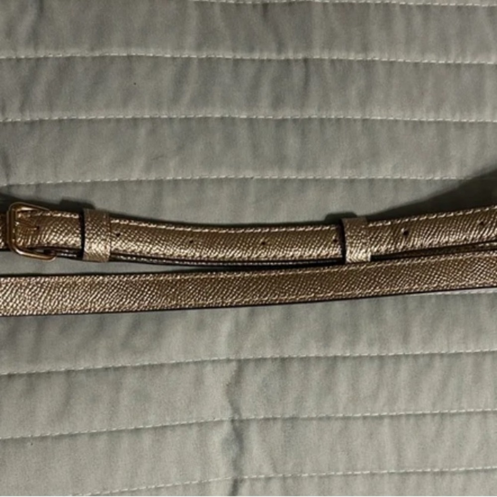 Coach Metallic Gold Satchel - Picture 7 of 9
